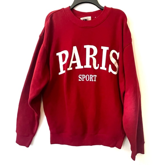 Universal Thread Paris Sport Crewneck Sweatshirt NWT Size XS - Picture 2 of 10